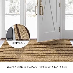 BESTVUE 2' x 80' Runner Rugs with Rubber
