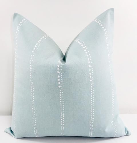 Amazon Com Carlo Spa Blue White Pillow Cover Sham Cover Throw