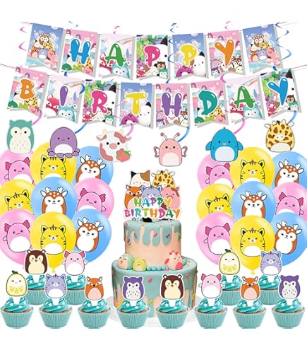 ELSA DÉCORATIONS D'ANNIVERSAIRE Gelées Ballons Joyeux Anniversaire