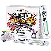 HEALOADING Creatine Monohydrate Powder with Whey Protein: Creatine HMB Micronized Powder for Men & Women, Fast Absorption for Athletic Performance & Muscle Support - 30 Packets