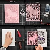 Speedball Block Printing Starter Kit - Premium Cutters & Comfort Grip view 4