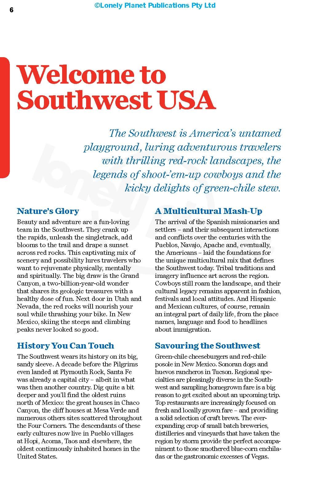 Southwest USA travel guide