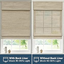 Pasoun Cordless Roman Shades for Windows, Window