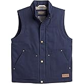 Pendleton Men’s Pine Grove Canvas Vest with Wool Blend Lining