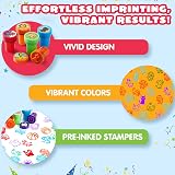 JOYIN 50 Assorted Self-Ink Stamps Kids Zoo Holiday Party Favors School Prizes view 6