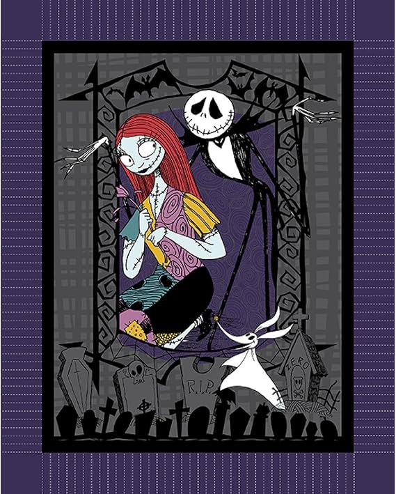 Fleece Blanket The Nightmare Before Christmas Jack Skellington Sally Quilt Bedding Patterer Blankets Throws
