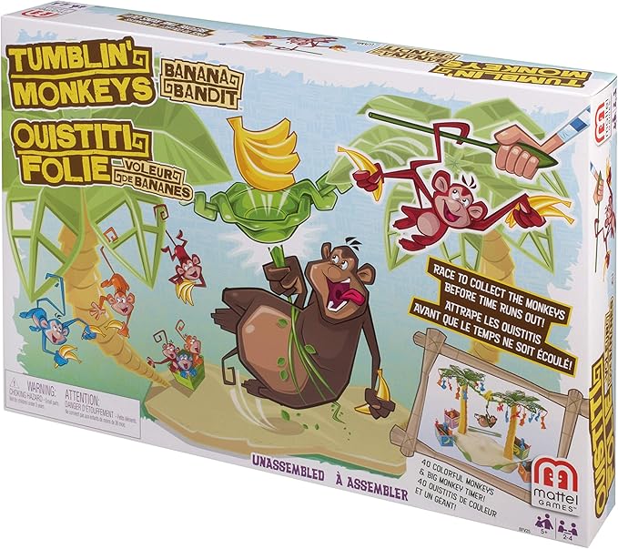 Juegos Mattel - Monos Locos Roba-Bananas (Mattel BFV25): Amazon.es ...