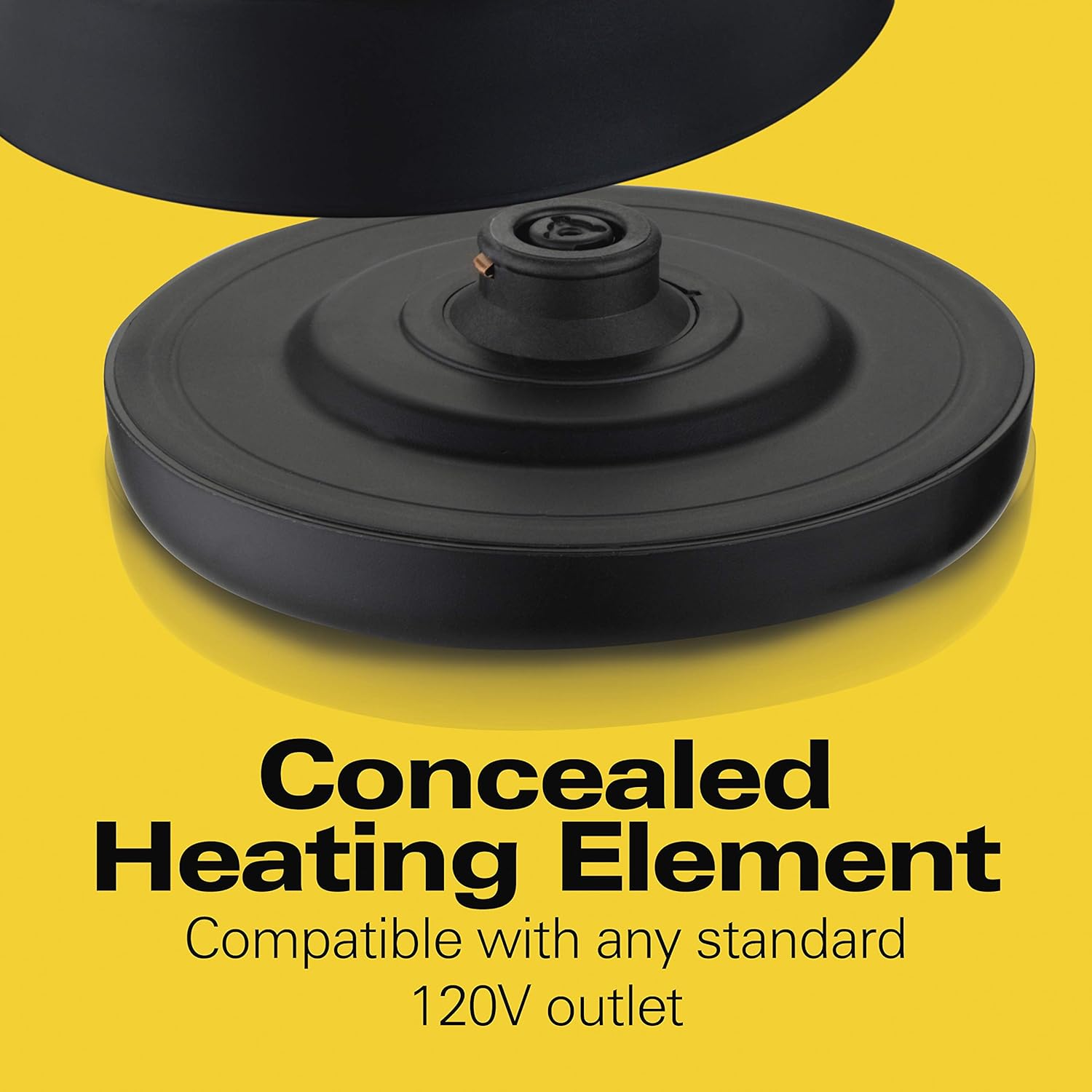 Hamilton Beach Electric Tea Kettle, Water Boiler & Heater, 1 L, Cordless, Auto-Shutoff & Boil-Dry Protection, Stainless Steel (40998): Kitchen & Dining