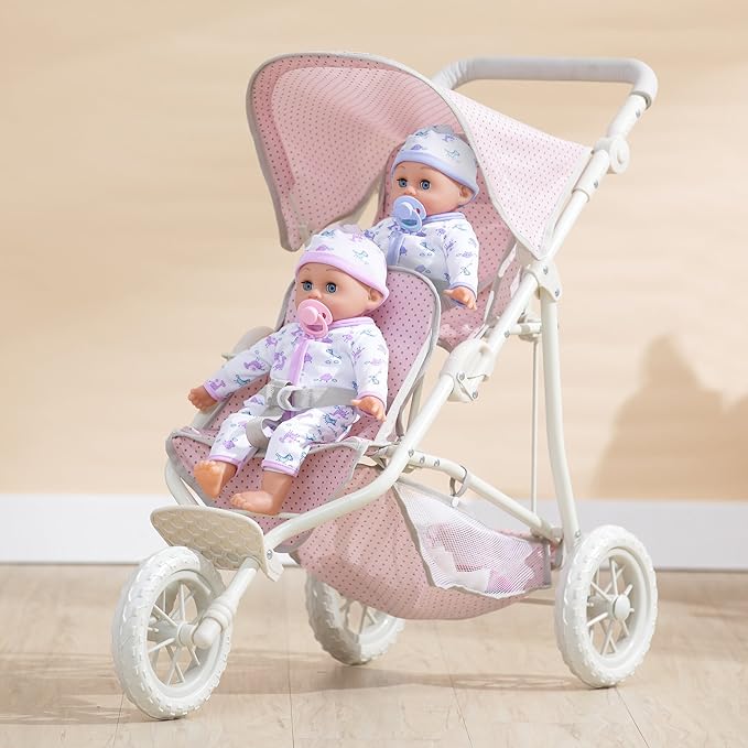 unicorn malibu doll twin stroller