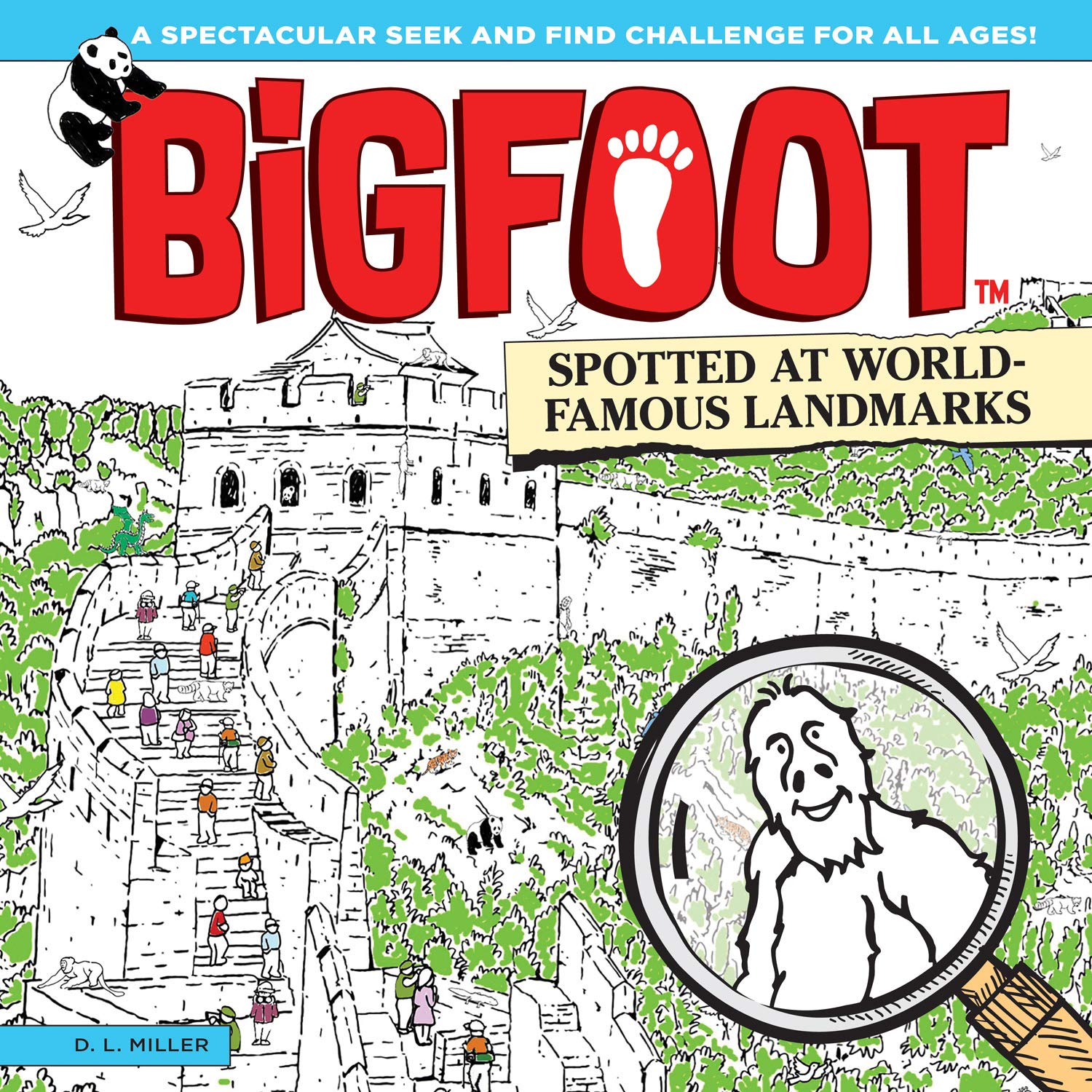 BigFoot Spotted at World-Famous Landmarks: A Spectacular Seek and Find  Challenge for All Ages! (Happy Fox Books) 10 Big 2-Page Visual Puzzle  Panoramas ...