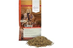UltraCruz Equine Vitamin C (Ascorbic Acid) Supplement for Horses, 10 lb., Pellet (80 Day Supply)