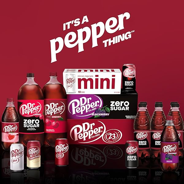 DIET DR PEPPER SODA, 12 FL OZ CANS, PACK OF 12