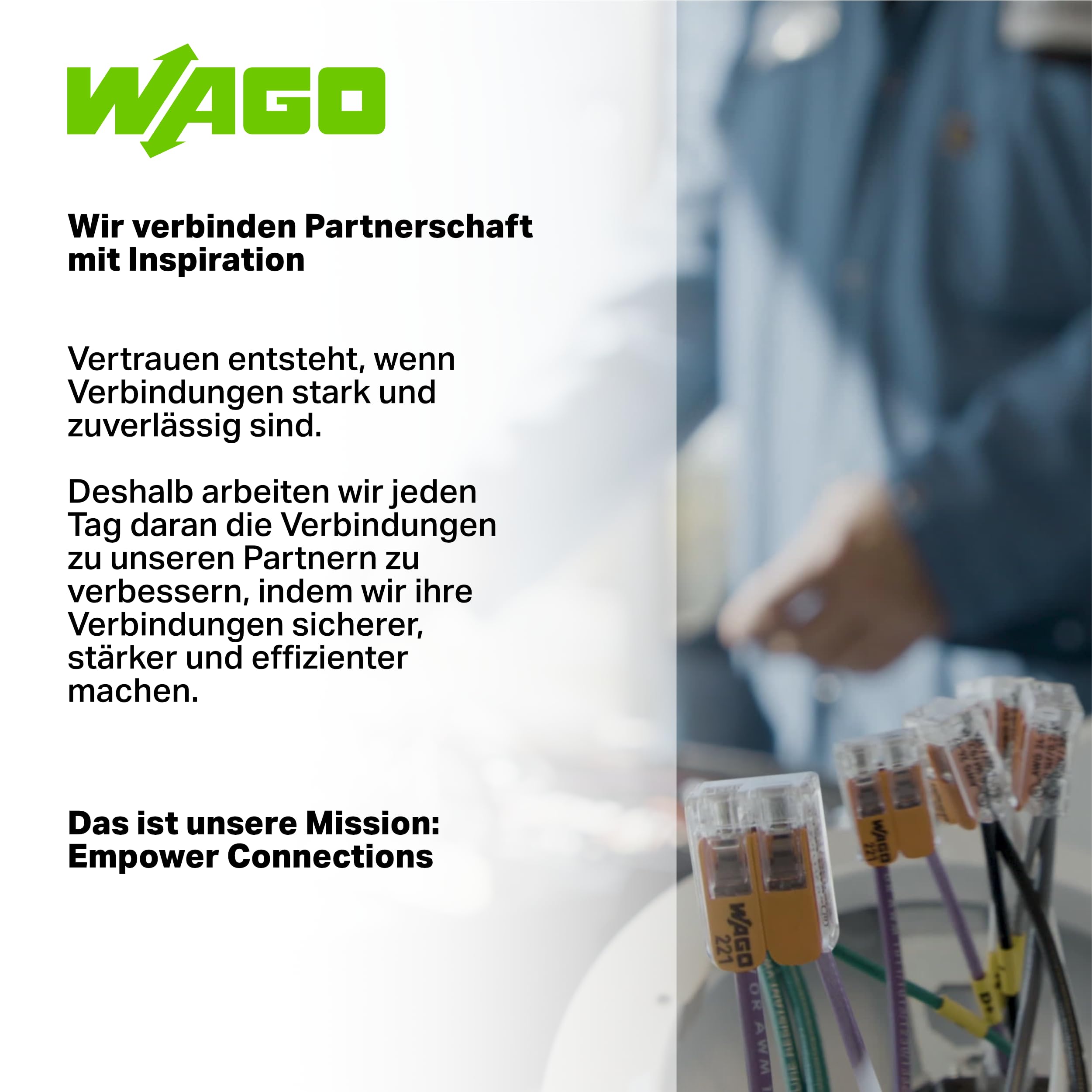WAGO Verbindungsklemmen 221-413 | 3 Leiter, bis 4 mm², 50 Stück, COMPACT Kabelverbinder mit Hebel für alle Leiterarten weltweit, bestätigte Anwendungssicherheit 4
