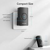 TECKNET Wireless Doorbell IP65 Waterproof 400M Range 60 Chimes LED Light view 5