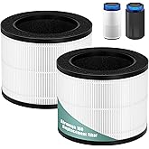 Airmega 100 Filter Replacement Compatible with Coway Airmega 100 Air Purifier, 3-in-1 True Hepa and Deodorization Filter