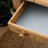 The Master Herbalist Scented Drawer Liners Duck Egg Blue Gingham 5 Sheets view 2