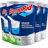 DampRid Refill Bag, 44 oz, 4-Pack - Fresh Scent Moisture Absorbers for Rooms with Excess Humidity, Long-Lasting, Eliminates Musty Odors and Creates Fresher Air