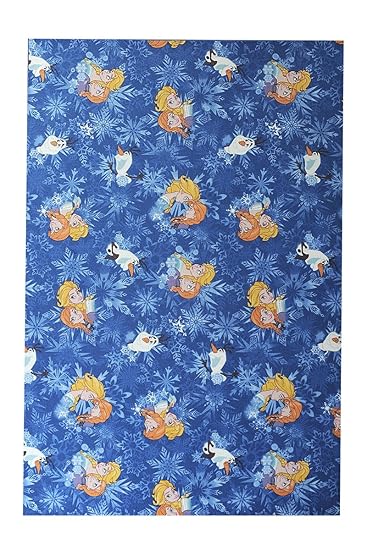 Kinder Teppich Spielteppich Eiskonigin Frozen Blau 200x250 Cm Elsa Olaf Anna