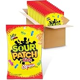 SOUR PATCH KIDS Extreme Sour Soft &amp; Chewy Gummy Candy, Bulk Candy, 12 Bags