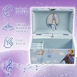 Disney Stitch Jewellery Box Girls Music Box with Mini Mirror Blue Frozen view 4