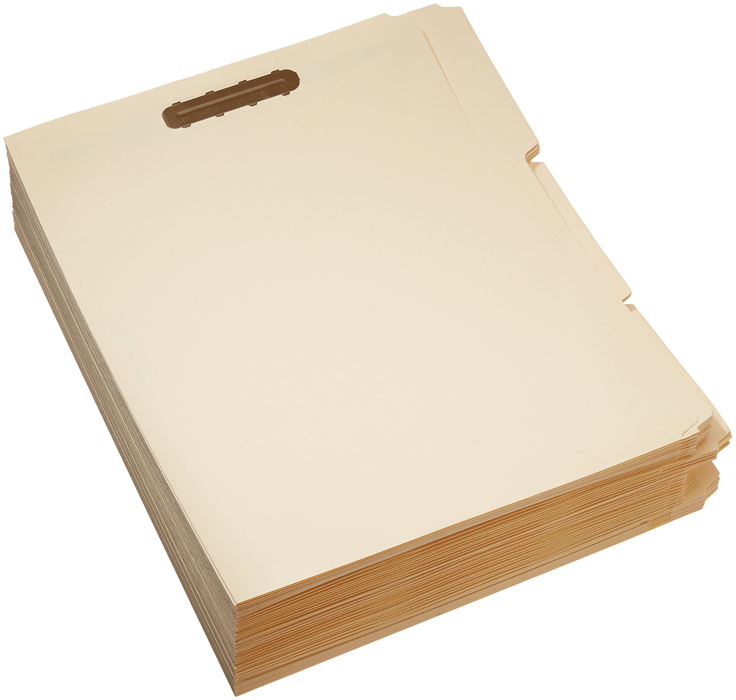 AmazonBasics Manila File Folders with Fasteners Letter Size, 50Pack