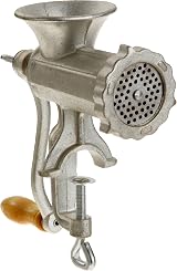 CucinaPro Meat Grinder with Tabletop Clamp - Cast Iron & 3 Disks view 4