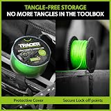 Tracer 100m String Line High Visibility Rotating Spool with Integrated Handle view 5