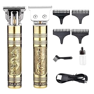 Hair Clippers for Men Clippers for Hair Cutting Hair Trimmer Barber Clippers Beard Trimmer Haircut kit Mens Hair Clippers Professional USB Rechargeable Wet/dry Shavers for Men-Zero Gapped Trimmer