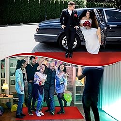 PBHEPJ 4ft x 50ft Extra Thick Red Carpet Runner for