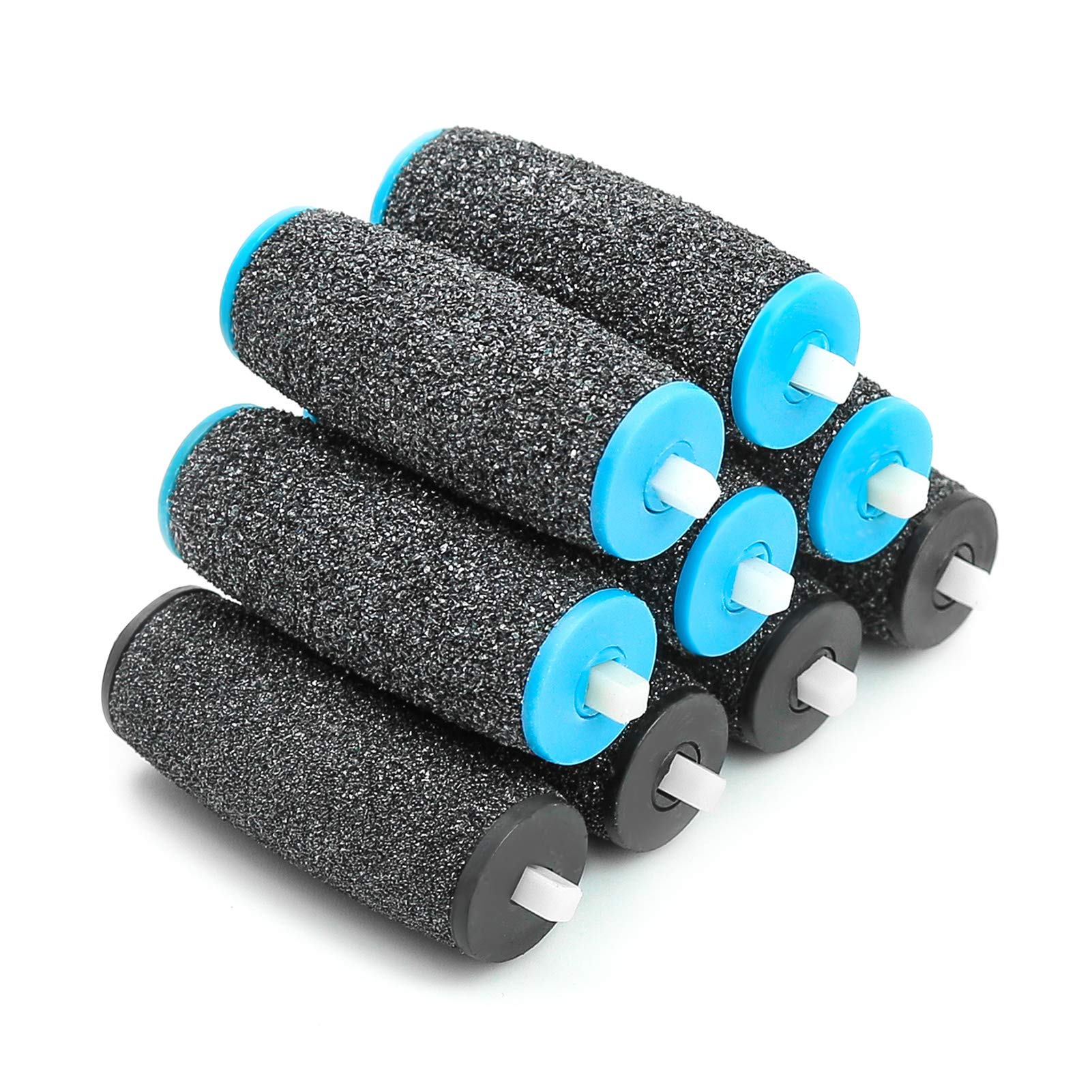 9Pcs Pedi Replacement Rollers Heads Refills, 5 Extra Coarse and 4 Regular Coarse for Hard Skin Remover