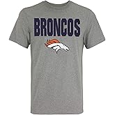 NFL Men's 50 Yard Line Dri-Fit Short Sleeve T-Shirt, Denver Broncos, Small