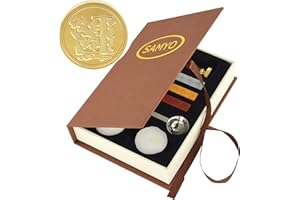 SAMYO Stamp Seal Sealing Wax Vintage Classic Old-Fashioned Antique Alphabet Initial Letter Set Brass Color Creative Romantic 