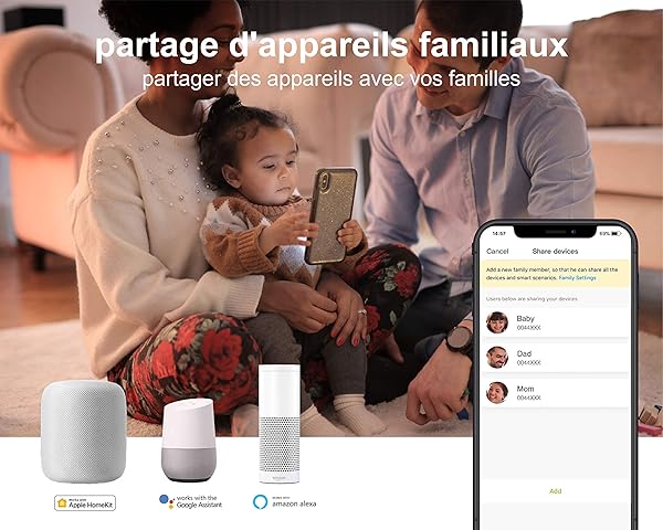 Smart Plug Homekit 3Pack compatible con HomeKitSiri Alexa Google Assistant Tuya Smart SmartThings y control remoto de aplicaciones temporizador y programado no se necesita concentrador