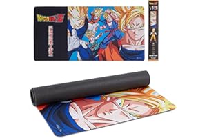 Culture Fly Large Gaming Mouse Pad (31" x 15") - Dragon Ball Z Extended XL Computer Desk Mat, Cool Anime Keyboard Deskmat, Big Desktop Deskpad for Gamer, Long Oversized PC Mousepad for Laptop