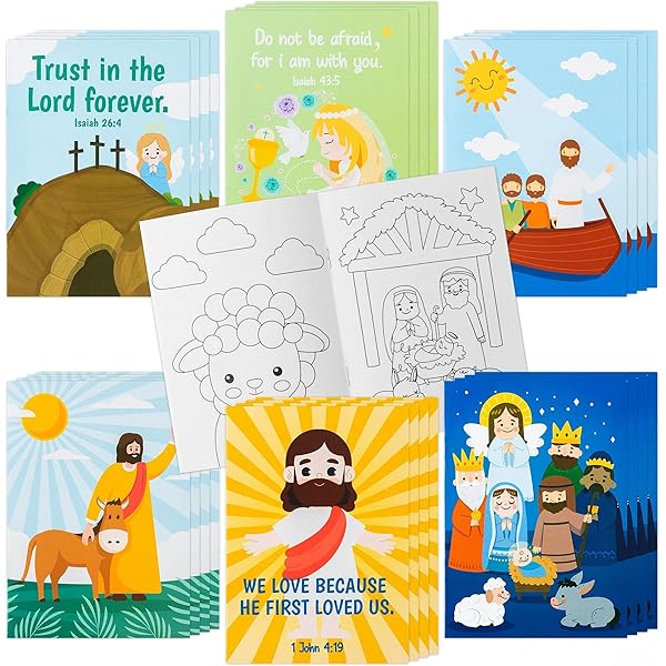 Bulk 72 Pc. Religious Coloring Books