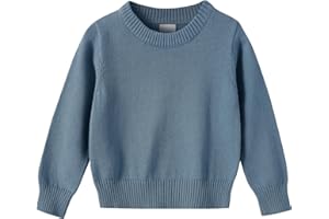 YOUNGER STAR Toddler Baby Girls Boys Knit Sweater Pullover Long Sleeve Sweatshirt Fall Winter Clothes