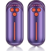 DeeKom Rechargeable Hand Warmers 2 Pack, 6000mAh Electric Hand Warmer Rechargeable, 2 in 1 Portable Hand Warmers with AI Smart Chips, Outdoor, Hunting, Camping for Family for Christmas