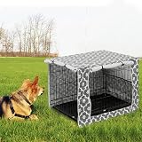 Pethiy Dog Crate Cover 42 Inch Universal Fit Durable Polyester Gray view 5