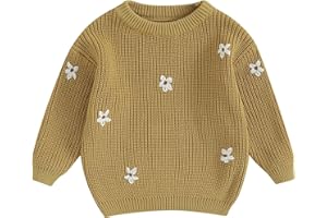 BEAUTOOLY Autumn Winter Warm Outfits Baby Girl Cute Long Sleeve Knitted Sweater Pullover Top