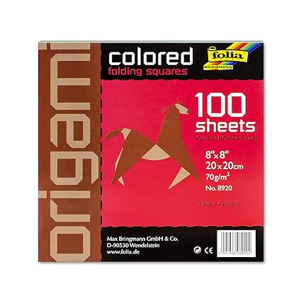 Speedball Art Products 8920 Assorted Folia Origami Paper Colors 100 Sheets 8 X 8