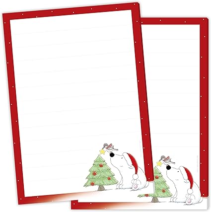 2 X Bloc Noteslettre Block Eisbär Din A5 Ligné 50