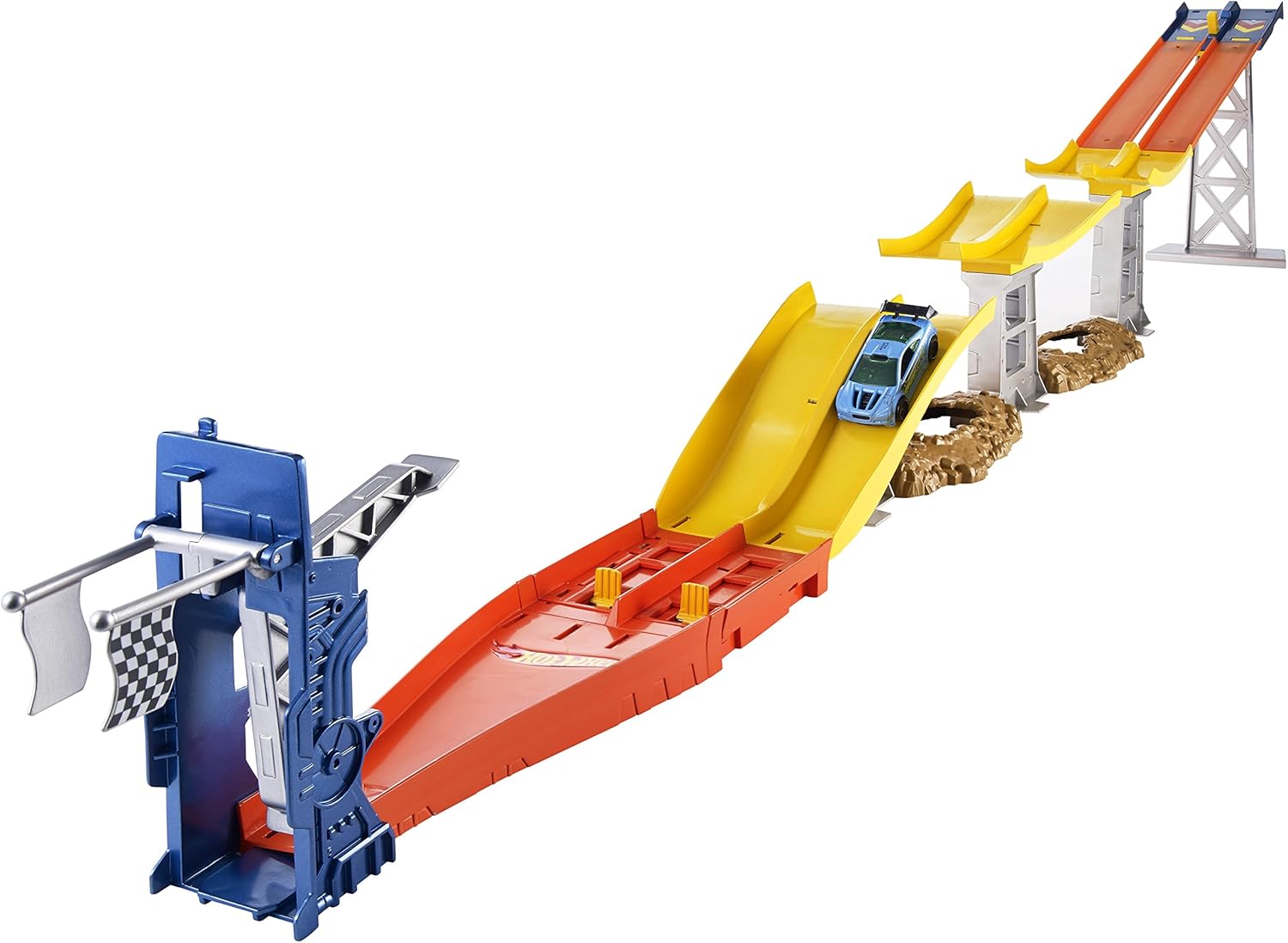hot wheels jump track set