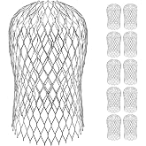 Laicky 10 Pack Gutter Downspout Guards Screen 3.5 Inch Filter Leaf Strainer | Aluminium Adjustable Expandable Universal Gutter Strainer Mesh for Preventing Blockage Leaves Debris Drain Net Cover