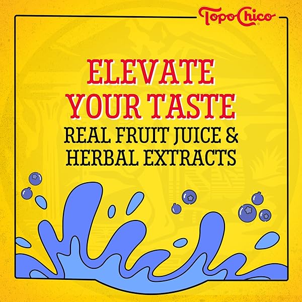 TOPO CHICO SABORES BLUEBERRY WITH HIBISCUS EXTRACT 12OZ 8PK
