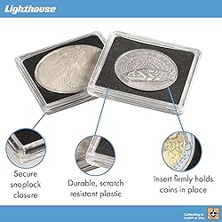 Lighthouse - QUADRUM Square Coin Capsules with