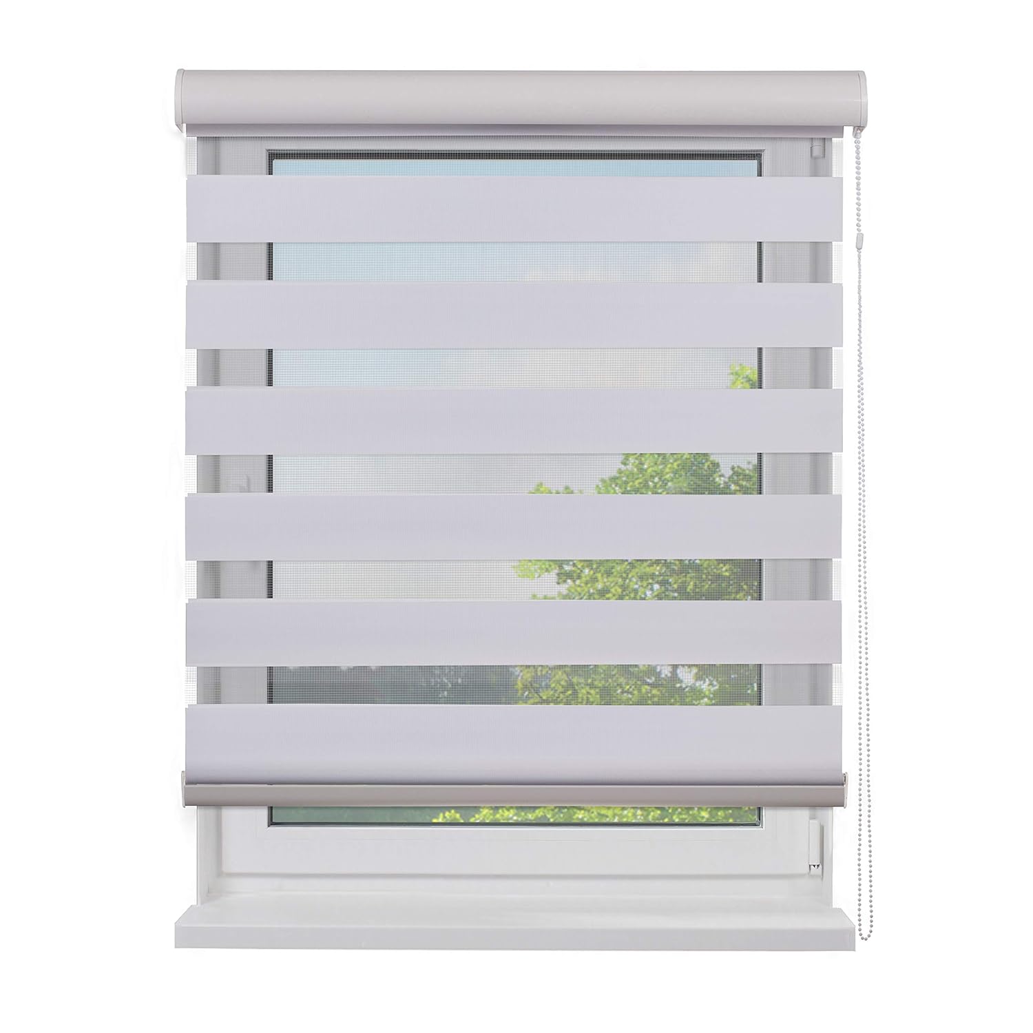 Amazon.de DoppelRollo mit AluminiumKassette, 140 x 180 cm (BxH