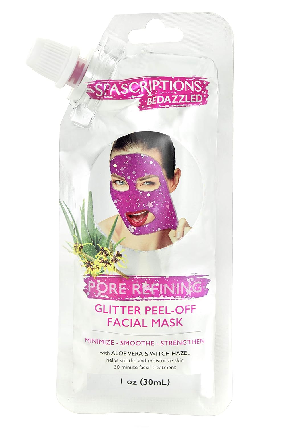 Download Amazon Com Bedazzled Pore Refining Glitter Peel Off Mask Beauty PSD Mockup Templates