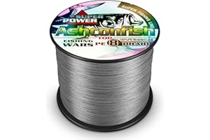Ashconfish Braided Fishing Line- 8 Strands Super Strong PE Fishing Wire-100M/109Yards-300M/328Yards-500M/547Yards-1000M/1093Yards -6lb 8lb to 300lb-Abrasion Resistant-Zero Stretch- Multiple Colors