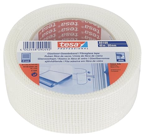 Tesa Glasfaser-Gewebeband, 50 mm x 45 m