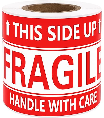 Handle Care Fragile Warning Stickers Handle Drop - Australia - View #9